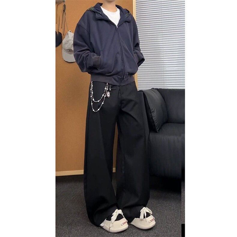 春季美式ins高街hiphop弯刀休闲西裤货号K25113P55,男装休闲裤,电商A063