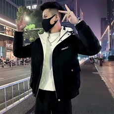 羽绒棉服男款连帽潮牌棉袄子2026新款秋冬款痞帅加厚棉衣，男装棉衣，星座218-1（原230）