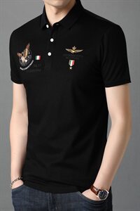 2021夏季男士新款短袖T恤时尚简约商务休闲polo衫 B28031 P65图片