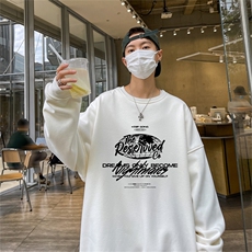 特P25控48秋冬新款男士圆领卫衣宽松休闲日常百搭上衣WQ22476，男装卫衣，电商B370