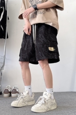 K9057特/P32夏季新款工装多口袋短裤男宽松大码沙滩裤中裤休闲裤，男装牛仔裤，电商A141