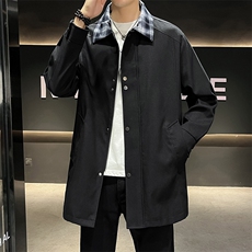 秋季现货大码宽松休闲外套8569-P80控169大码元，男装风衣，星座209