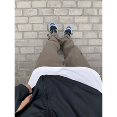 B221美式ins街头hiphop宽松休闲多口袋工装裤子LK23120-P65控88，男装休闲裤，电商B221