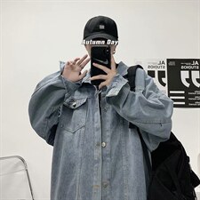 秋牛仔夹克外套男青年韩版潮流宽松百搭日系复古学生外衣jk52-p60,男装夹克,星座1008-2