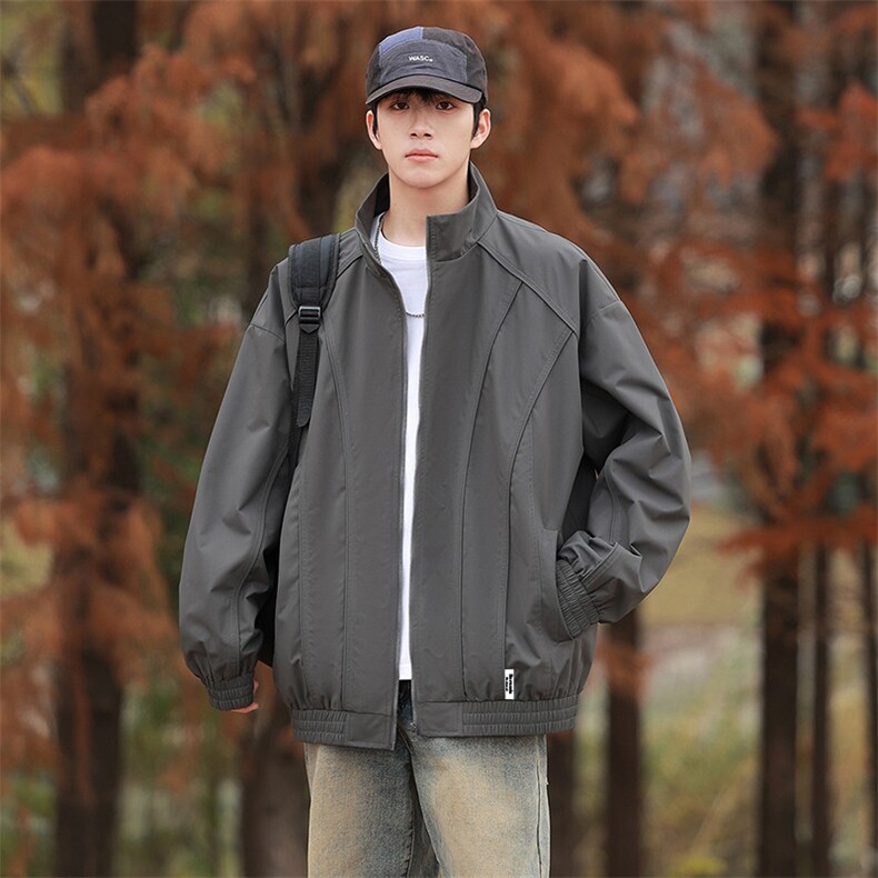 现货美式休闲加厚雪山棉衣夹克外套立领纯色三防户外工装棉服，男装夹克，电商A486