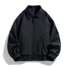 复古牛仔领拼接夹克男春季宽松休闲工装风外套XZ309JK8631P83，男装夹克，星座309（原A406）