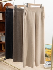 2025年秋季时尚百搭通勤简约休闲裤子,女装休闲裤,朵沐纯羊绒, 2025年秋季时尚百搭通勤简约休闲裤子,女装休闲裤,朵沐纯羊绒,