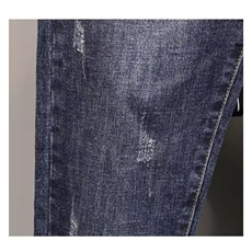 1506-1/KT10131/P51新款蓝色破洞牛仔裤男弹力宽松哈伦潮牌裤子，男装牛仔裤，星座1506-1