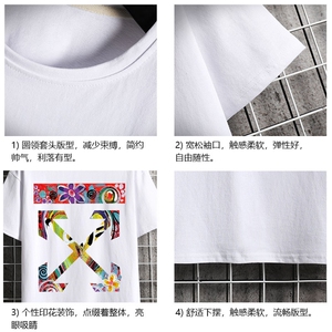 DX17169-P20 纯短袖t恤男大码半袖打底衫宽松体恤衫 网格挂拍图片