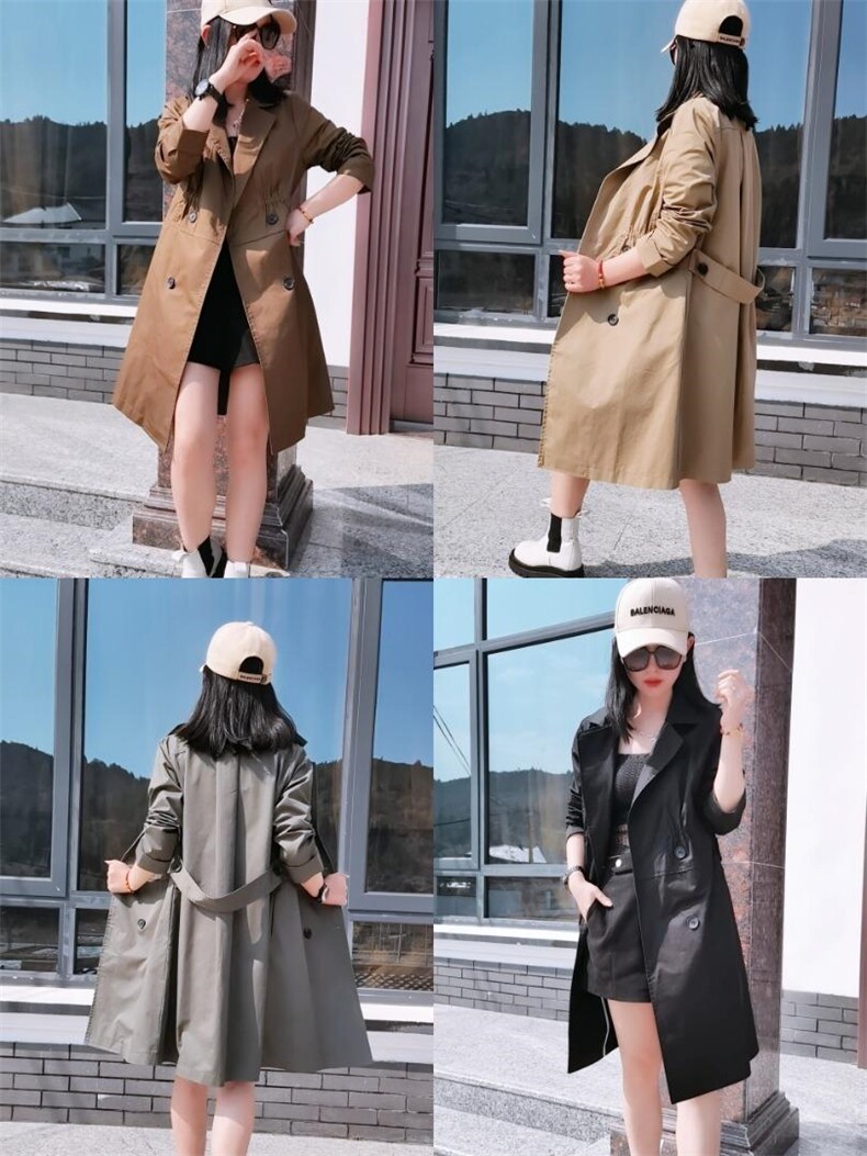 休闲风衣，女装风衣，艾菲尔服饰