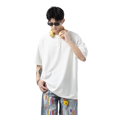 华夫格亨利领短袖男polo衫cp124-特p20，男装T恤，电商B371