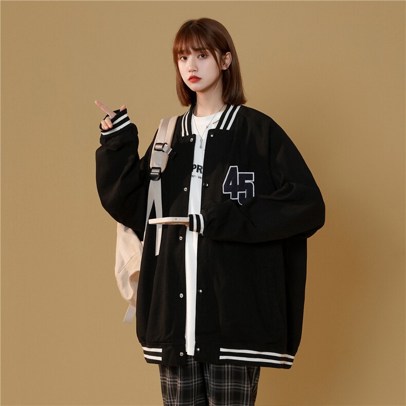 中性棒球领简约男女同款夹克上衣外套JK328/P90,男装夹克,星座202-3