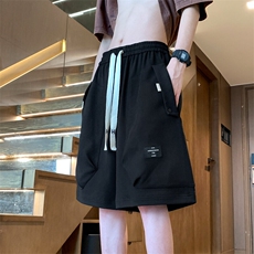 美式工装短裤男2025夏季宽松直筒中裤休闲五分裤A436-T2525-P25，男装休闲裤，电商A436