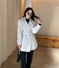 香丽迪秋装新款短款风衣，女装风衣，香丽迪1