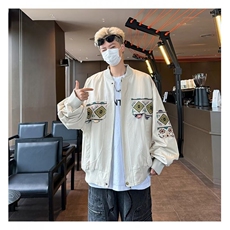 春秋季外套2024新款宽松刺绣棒球服夹克短款小个子上衣J207/P62，男装夹克，星座506
