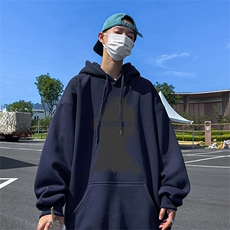 抖音得物供货可提供视频春装重磅美式宽松连帽卫衣DL2456，男装卫衣，电商A486-1
