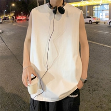 抖音得物直播高品质240克男纯棉背心无袖坎肩BX01-特P14，男装背心/马甲，星座610B-1