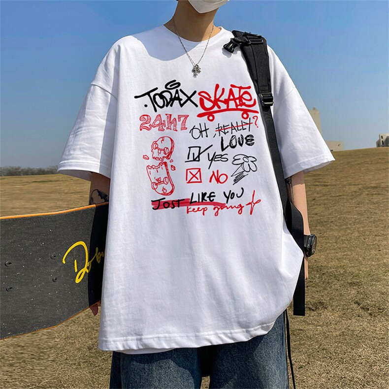 可设48小时发货支持抖音得物来样二开230克重磅美式短袖t恤MT331,男装T恤,电商A486