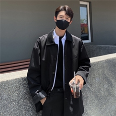 春季新款短款风衣精致韩风拼接大衣外套GS60020，男装风衣，星座1206（原A206）