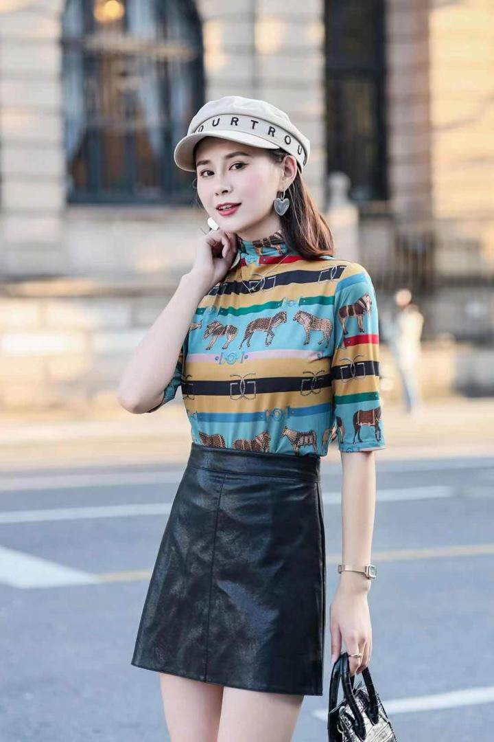 欧韩时尚打底烧花烫金蕾丝网布设计款内搭小衫精致高档外套，其它，爱美绮·婉娴