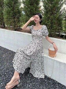 (现货）显瘦连衣裙,四个尺码，两色图片