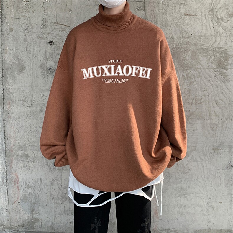 抖音供货、现货秋季冬高领毛衣宽松打底衫D223A-MG2303-特P45图片