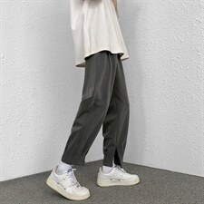 2024春夏修身休闲裤男小脚裤潮流束脚垂感西裤L1021P55限88，男装休闲裤，电商A089-1