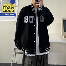 美式复古棒球服男潮牌宽松飞行员夹克春秋港风痞帅男装W1427-P48，男装夹克，星座512-2