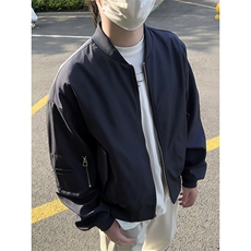 模特-美式高级感飞行员夹克棒球服男9017-P68，男装夹克，电商B380（原B361）