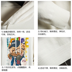 LM68211-P58加绒款-P68连帽毛衣男大码带帽针织衫男毛线衣网格，男装针织衫/毛衣，电商A040A