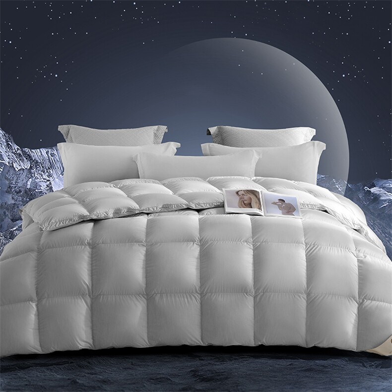 新款羊绒棉大朵鹅绒冬被，被套/被芯，一起卖家纺