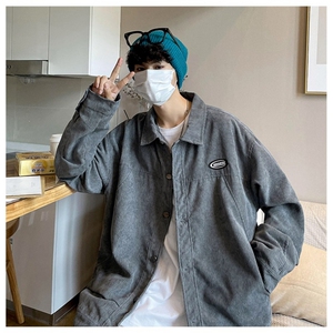 春秋季百搭休闲宽松灯芯绒夹克男士 JK151-P60图片