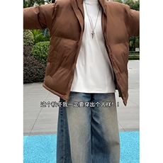 现货高品质美式高街冬季重磅三防加厚羽绒棉衣厚外套面包棉服，男装棉衣，电商A486-1