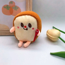土司可爱毛绒挂件