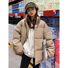 pu皮棉服情侣装冬季加厚学生棉袄韩版宽松棉衣外套ins潮Q8815-P88，男装皮衣，电商B245