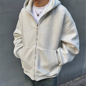 后背书包设计开衫卫衣男款秋季潮牌连帽外套WYW09 P60图片