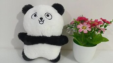 大熊猫可爱人形精品八寸娃娃机公仔毛绒玩具（整袋起售）