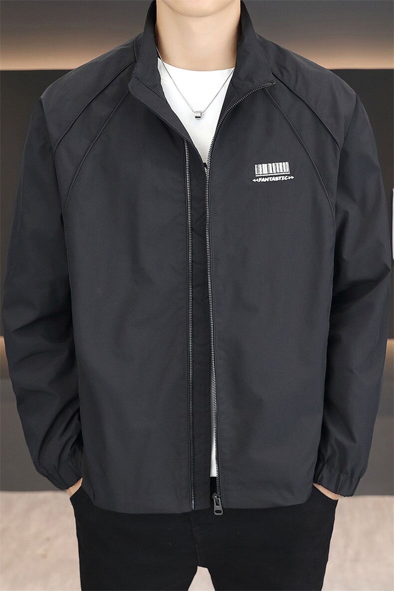 现货主推直播加棉加厚立领时尚百搭简约夹克棉服二棉189P85,男装夹克,电商B226