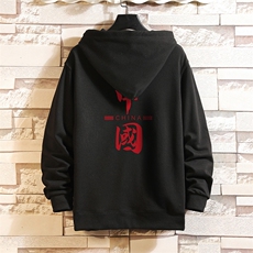 KS21198-P38加绒款-P43连帽开衫卫衣男运动外套大码班服砖墙，男装卫衣，电商A040A