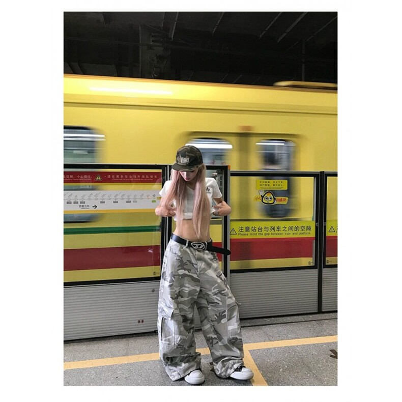 美式复古沙漠迷彩阔腿工装裤宽松百搭街头潮牌直筒休闲裤XXX1574,男装工装外套,星座208-5