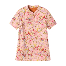 新中式人丝印花国风衬衫女薄2025夏季新款气质衬衫T恤休闲一整套，女装衬衫，新依时派