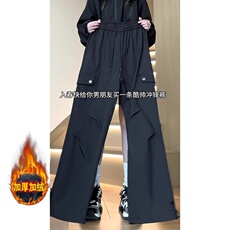 1014-2-KZ133百搭休闲裤男宽松直筒休闲裤加绒加厚潮男工装裤，男装工装外套，星座1014-1