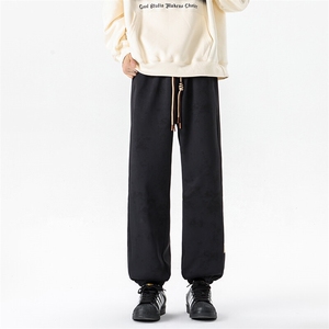 8XL-M春季束脚休闲卫裤男大码痞帅脏脏休闲百搭裤子KZ022特价P40图片