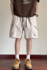 抖音品质休闲工装中裤男夏五分裤宽松直筒短裤D2531*P35控58，男装牛仔裤，星座227-1