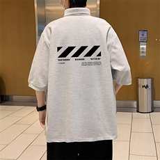 PL57128-P35翻领短袖polo衫男大码胖子半袖t恤男有领保罗衫模特，男装Polo衫，电商A040