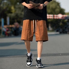 日系cityboy短裤男夏季薄款宽松运动休闲裤潮牌胖子大码五分中裤，男装休闲裤，电商A022