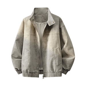 2026春季新款得物品质休闲皮夹克飞行服皮衣男防外套730-P58图片