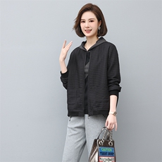 2023年春季新款潮韩版夹棉女长袖宽松显瘦休闲外套，女装短外套，独衣靓
