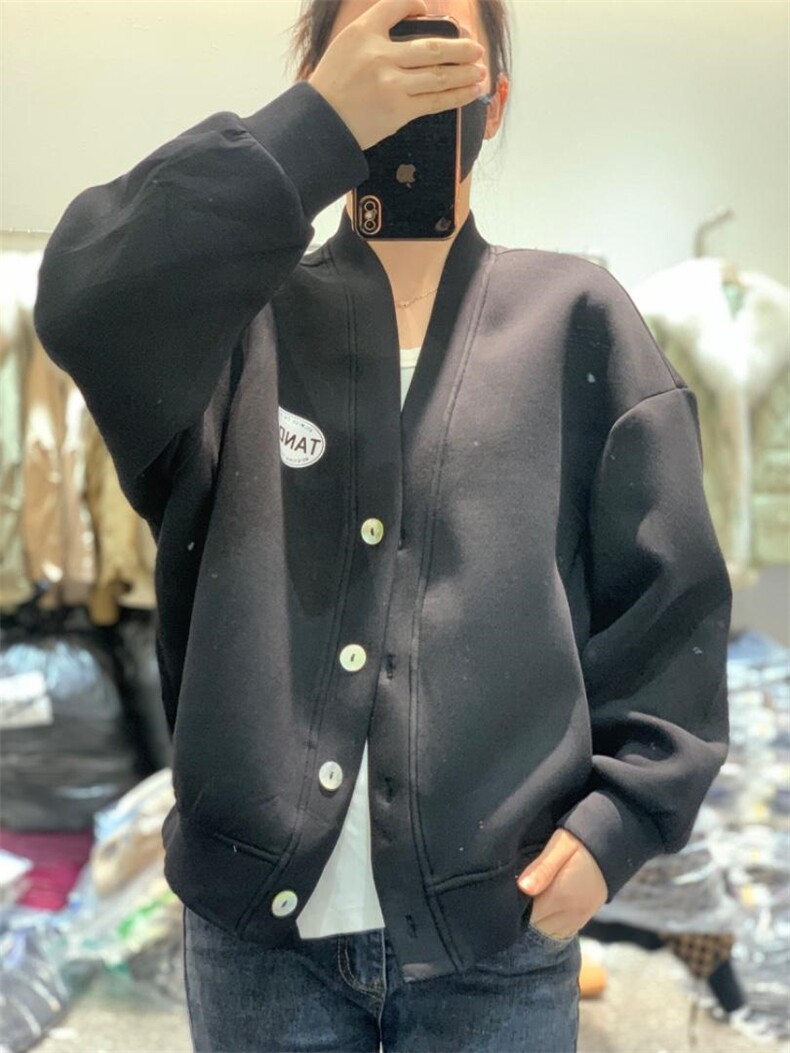 2023春季新款韩版时尚百搭宽松显瘦潮棒球服外套,女装其它,L·H·X
