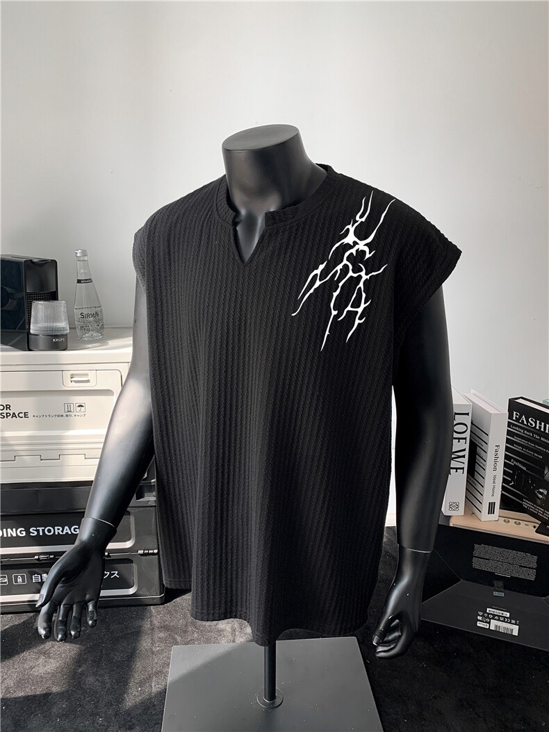 XZ809A/BXXX12/特P35/控48美式V领背心T恤,男装背心/马甲,星座809A(原222-1)